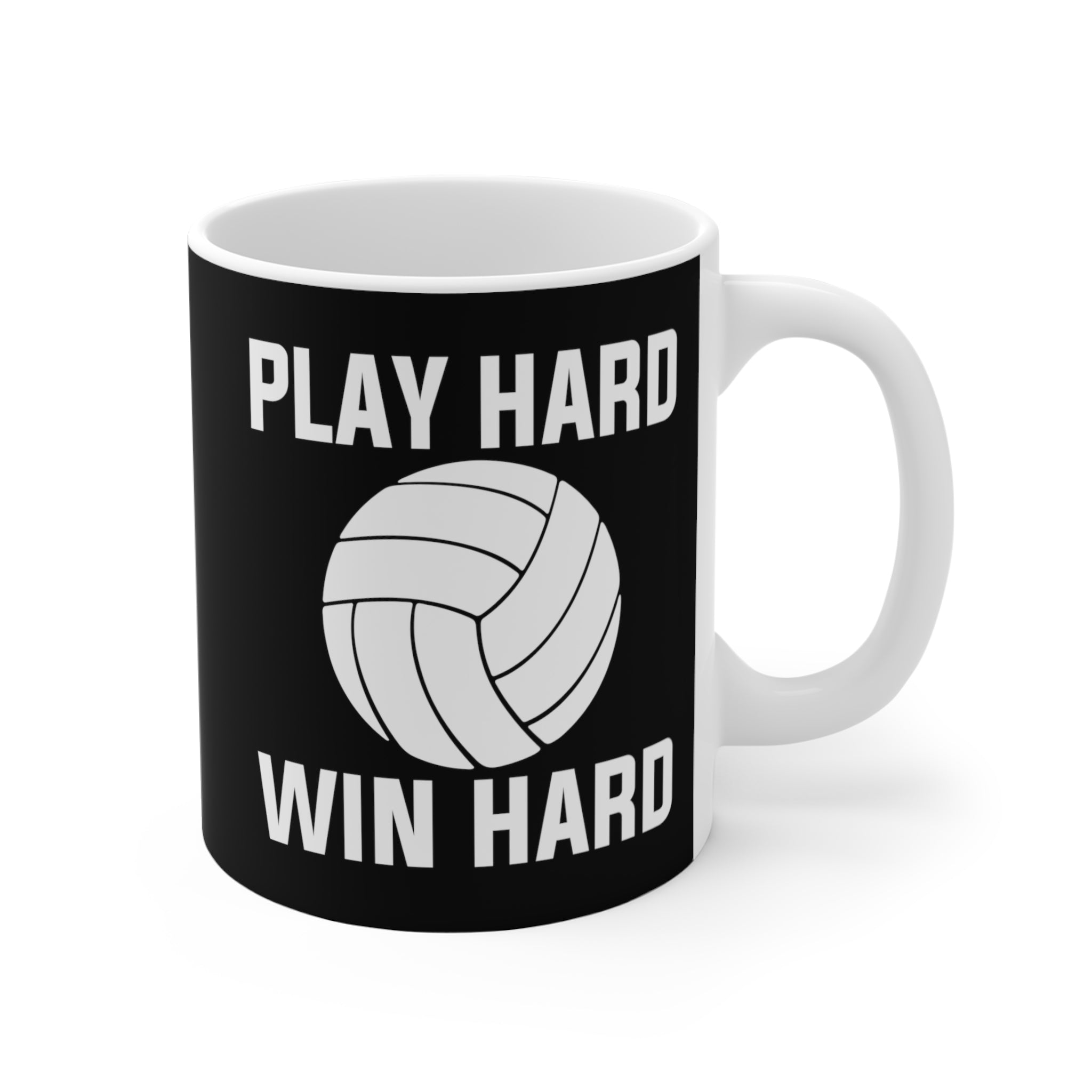 Play Hard Win Hard Coffee Cup