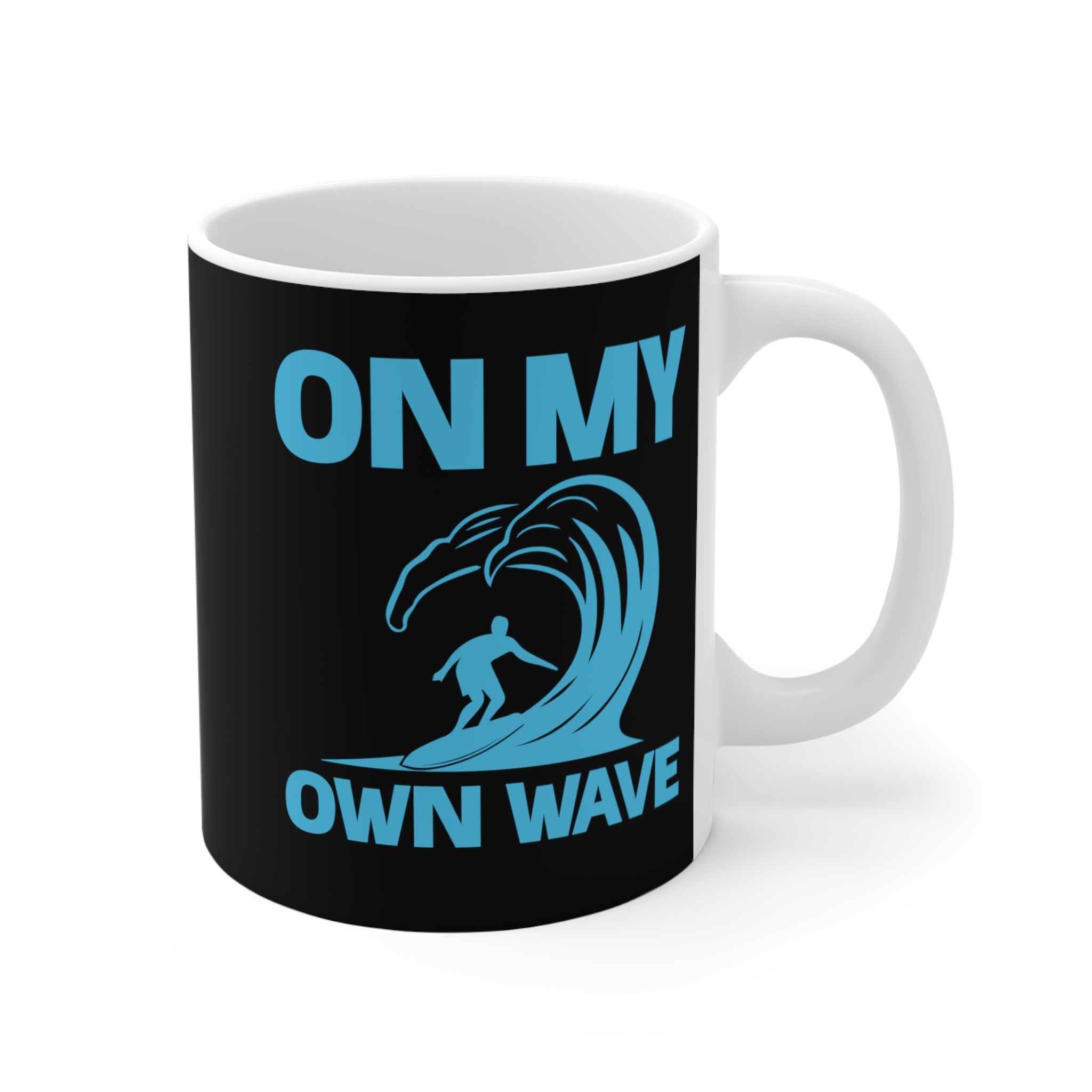 On My OWN Wave Coffee Cup