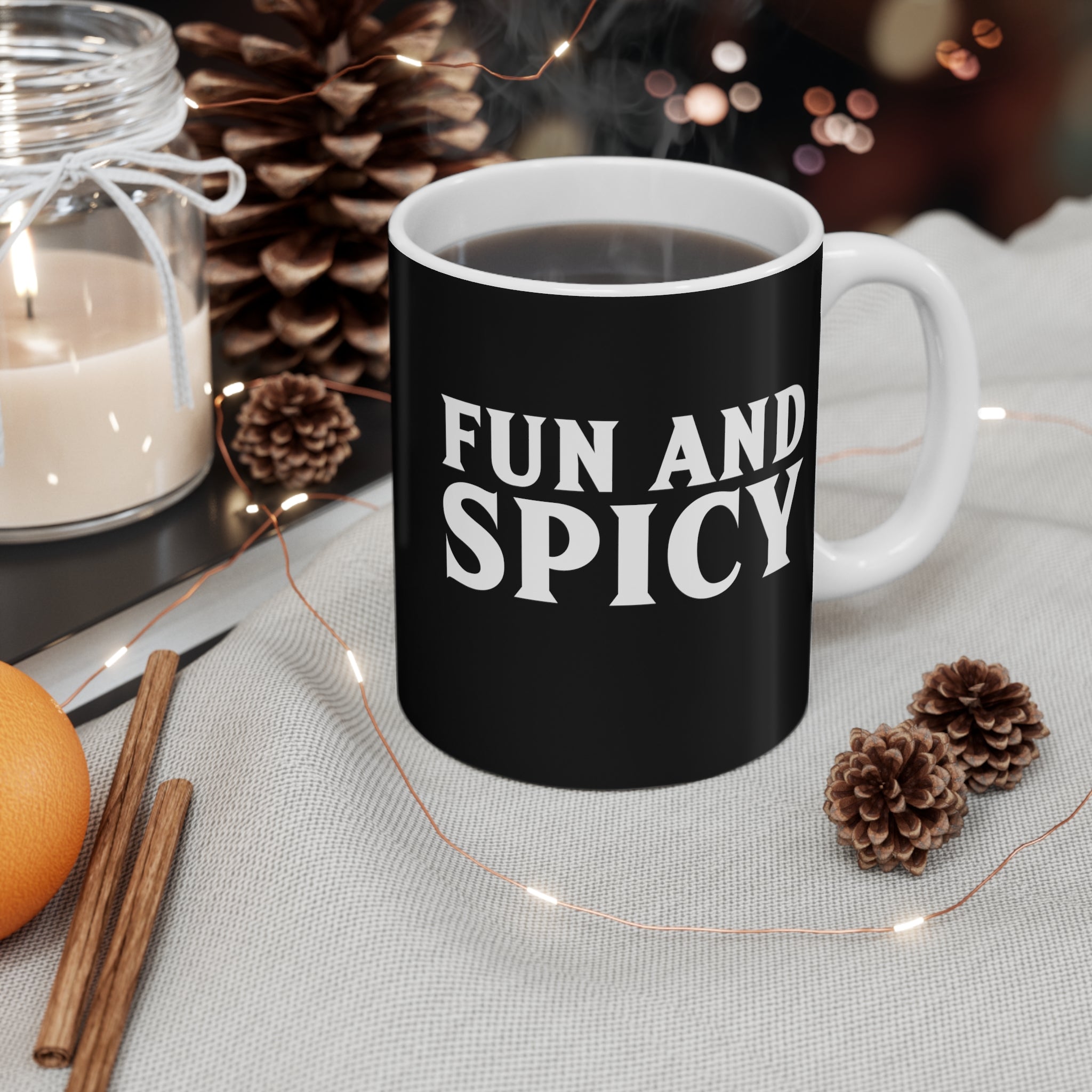 Fun and Spicy Ceramic Coffee Cup