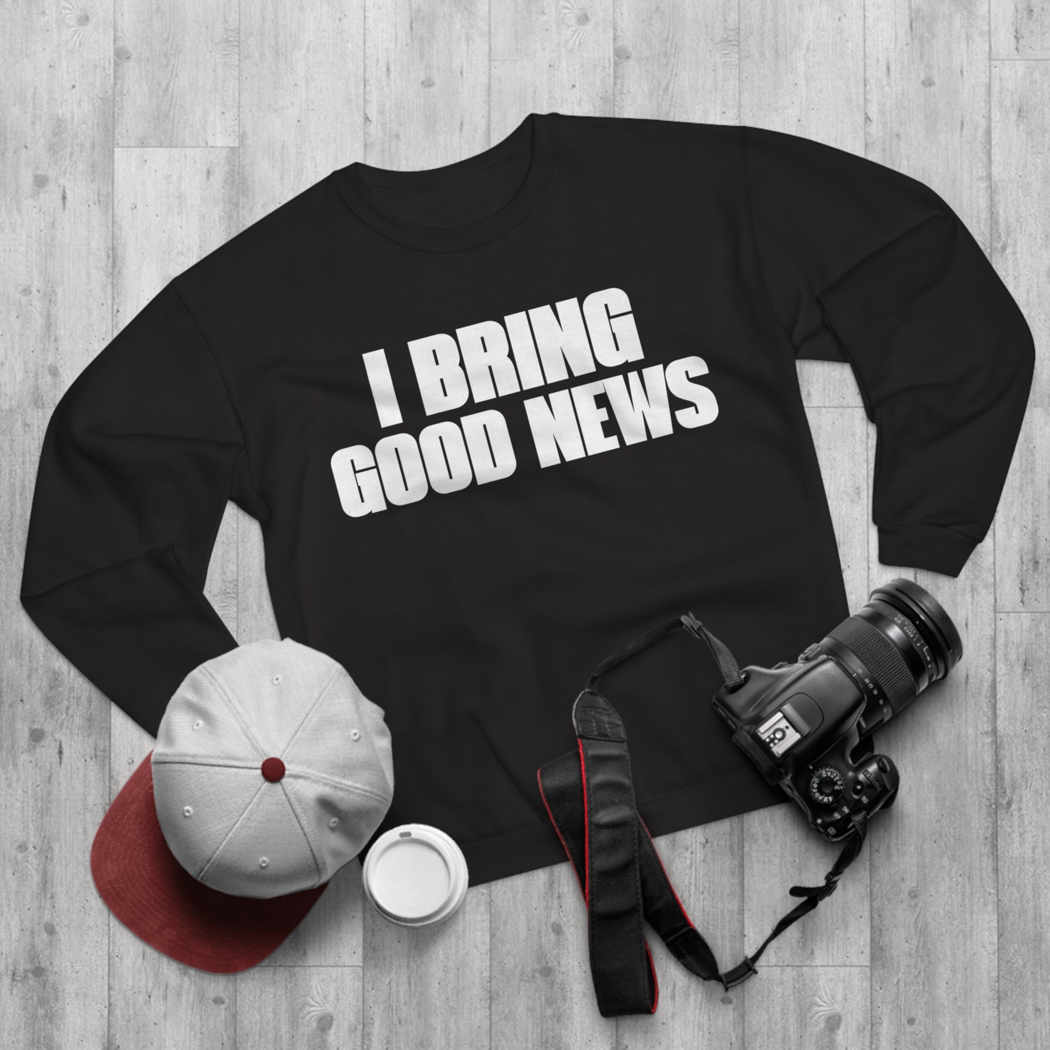 I Bring Good News Unisex Crew Neck Sweatshirt