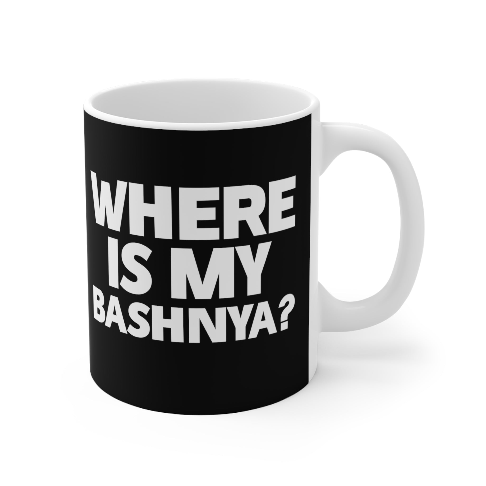 Where is My Bashnya? Ceramic Coffee Cup, 11oz