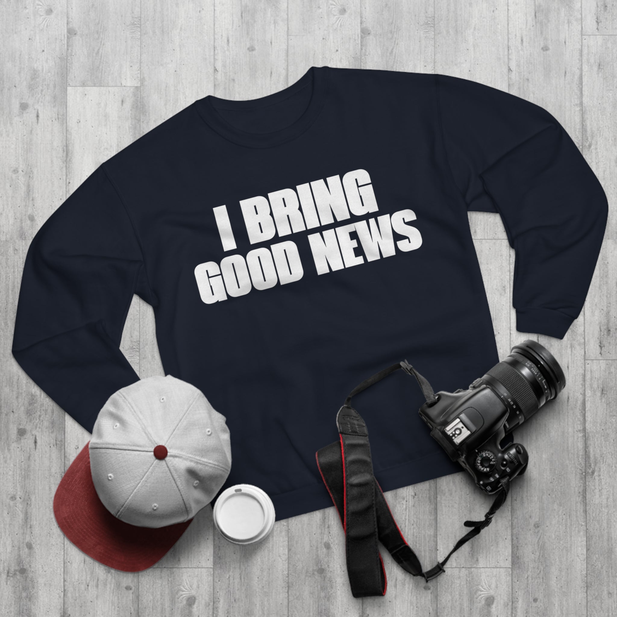 I Bring Good News Unisex Crew Neck Sweatshirt